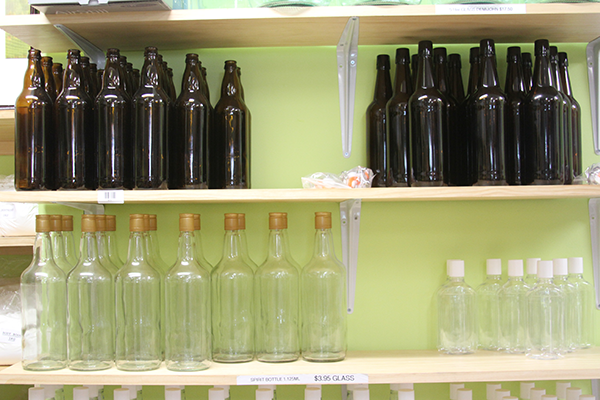 glass bottle supplies for home brewing
